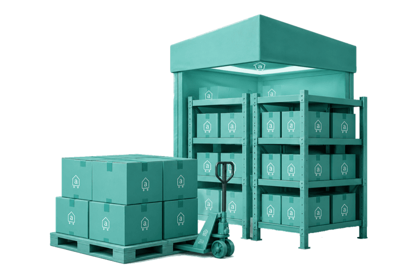 3D warehouse pallet